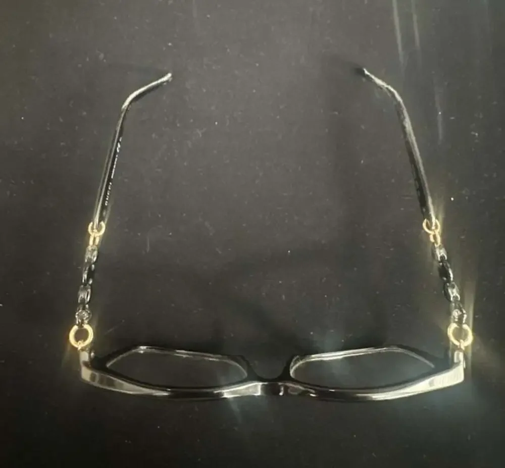 Gucci Eyeglasses GG 3624 6DQ Polished Black/Gold Square Frame